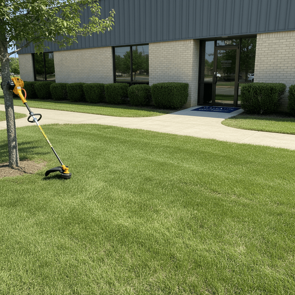 Commercial property lawn maintenance in Gallatin